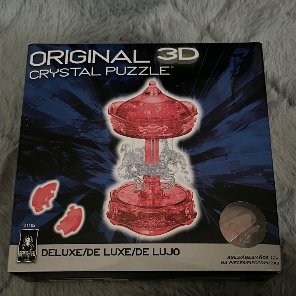 Original 3D Crystal Puzzle Carousel